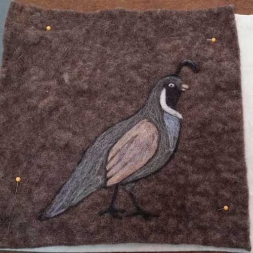 Making Felt From Wool Batts